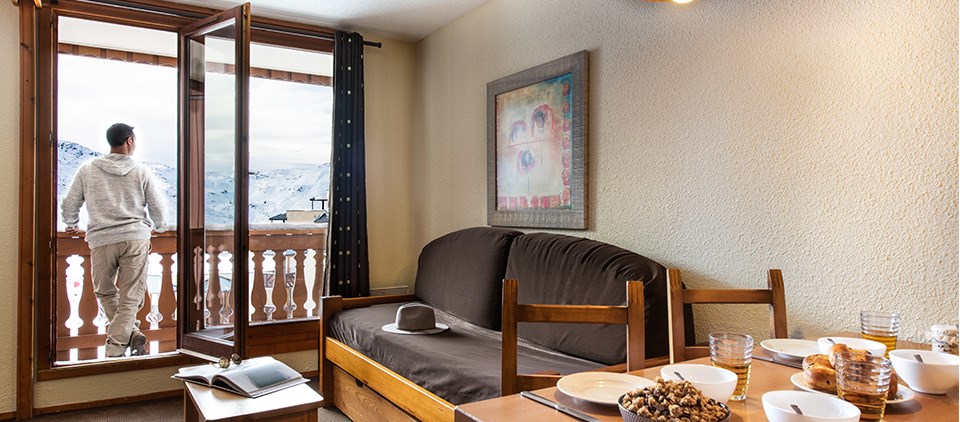 catered ski apartment Val Thorens