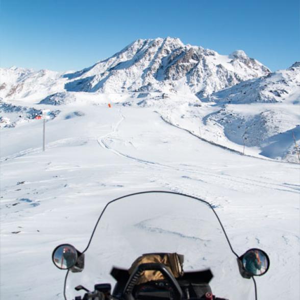 Motoneige à Val Thorens