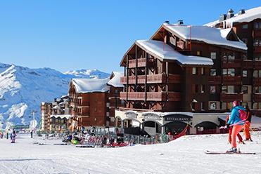 Résidence Montana Premier situé sur le front neige à Val Thorens