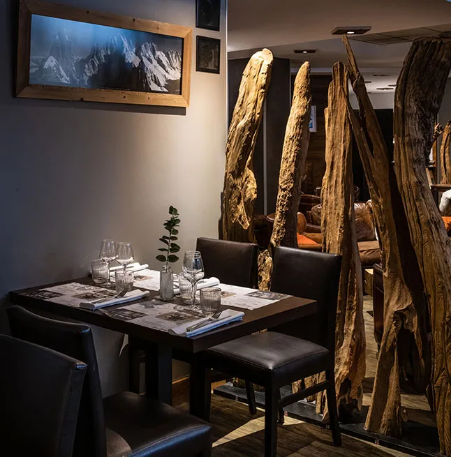 restaurant hôtel ski lodge