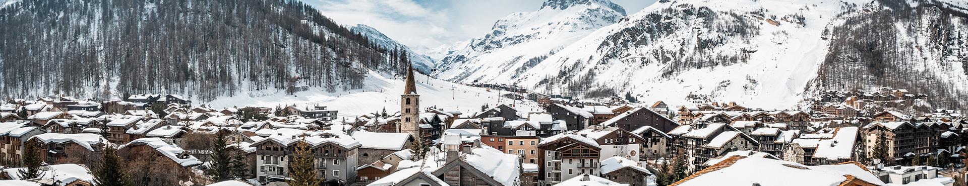 Village de Val d'Isère et son domaine skiable