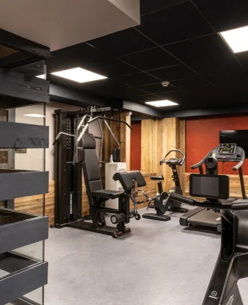 Salle de fitness chalets Izia Val d'Isère